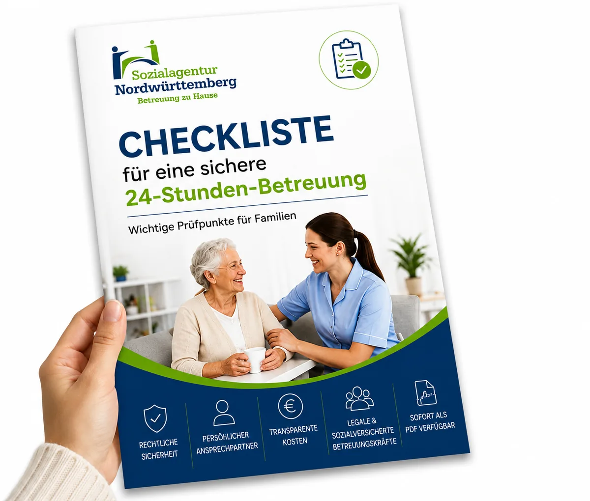 Checkliste für eine sichere 24-Stunden-Betreuung